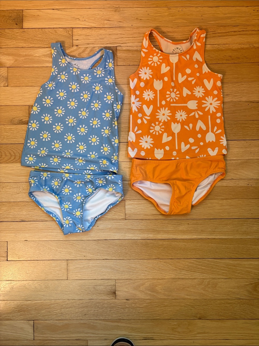 Bundle Primary Tankini Sets, Size 6/7